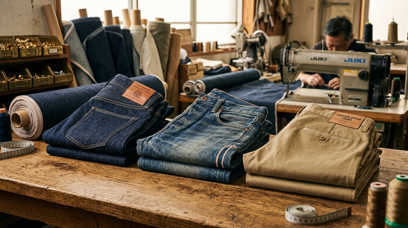 Selvedge Denim & Chino Pants